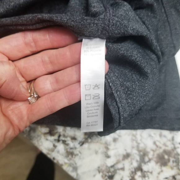 Women's Flare Leggings - Gray - Medium - Picture 7 of 7